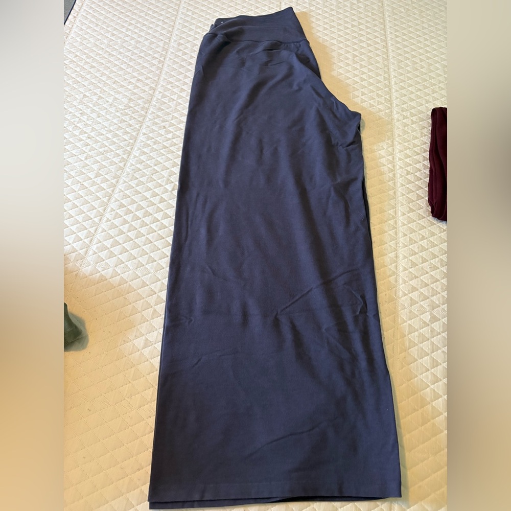 Navy Blue Women's Wide Leg Yoga pants